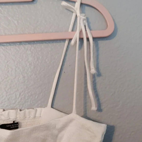 Zara Crop Top Tie Straps Size Small - Picture 8 of 14